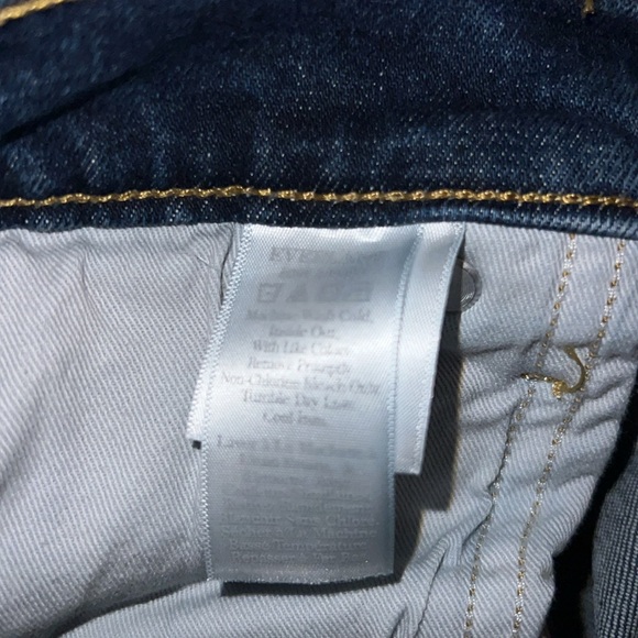 Everlane Blue Bootcut Jeans Cheeky Split Classic Style Size 33 - Picture 4 of 7